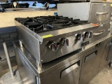 Dukers Countertop 4 Burner Gas Range