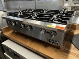 (NEW) Dukers Countertop 6 Burner Gas Range