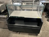 Structural Concepts 54 1/4” (W) x 34” (D) x 52 1/2 (H) Display Case w/Refrigerated Grab and Go