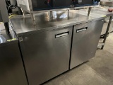 Delfield 48” 2 Door Worktop Refrigerator