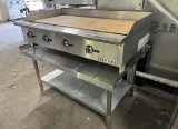 Kintera 48” Countertop Gas Griddle w/Equipment Stand