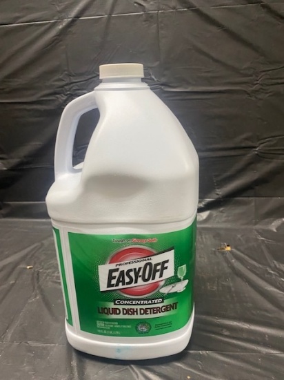EASY-OFF Liquid Dish Detergent Concentrate, 1 gal Bottle, 2/Carton