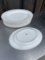 Oneida White Oval Porcelain Restaurant Plates