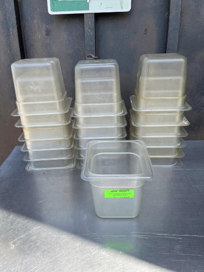 Cambro Polycarbonate 1/6” x 6” Deep Clear Food Storage Pans