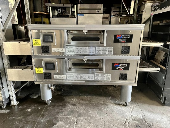 Middle By Marshall Double Stacked Gas Pizza Conveyor Oven Model PS770G WOW!