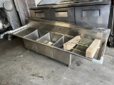 GSW 3 Compartment Sink 18” x 18” Basins