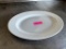 Oneida Ceramicor D-12 15” Oval Ceramic White Plate