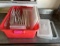 Lot of Polycarbonate Lids, Misc Sizes