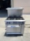 Imperial 6 Burner Gas Range w/Oven Below & Overshelf