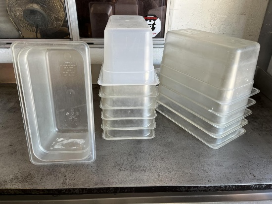 Cambro 1/3 Size Polycarbonate Food Storage Containers
