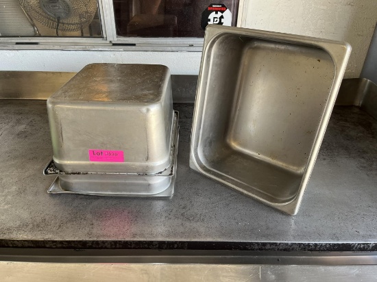 Winco 1/2” Size x 6” Deep S.S Food Storage Containers