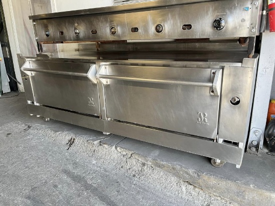 Jade Range 72 3/8” Gas Equipment Stand w/2 Ovens Below