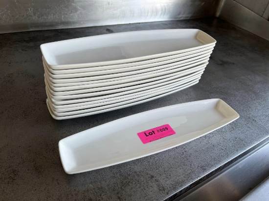 Vertex London 13 1/2” Ceramic Sushi Plates