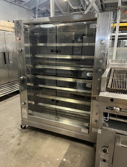 Rostisol Stainless Steel Gas Rotisserie  220v Electricity Needed