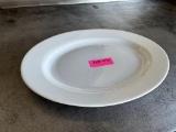 Oneida Ceramicor D-12 15” Oval Ceramic White Plate