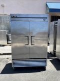 True 2 Door Freezer w/S.S Interior