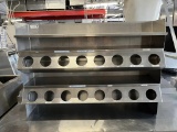 Middle By Fabricator S.S Custom Made Squeeze Bottle Holder 45” W x 12” D x 32” H