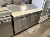 True 60” 2 Door Sandwich Prep Table