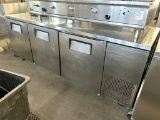 True 3 Door 93” Worktop Refrigerator