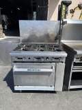 IMPERIAL 6 BURNER STOVE W/OVEN BELOW