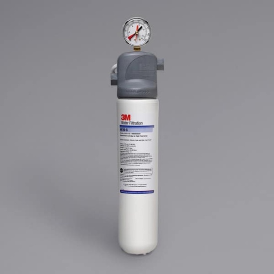 3M Water Filtration Products ICE120-S High Flow Series Filtration System with Valve-In-Head Design