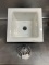 NEW UPC 2” No Hub Porcelain Floor Sink Body w/Aluminum Dome Straine