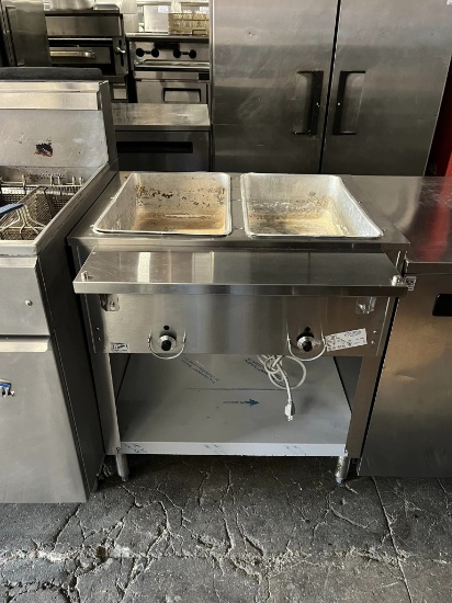 Duke 2 Well Electric Steam Table 115V.