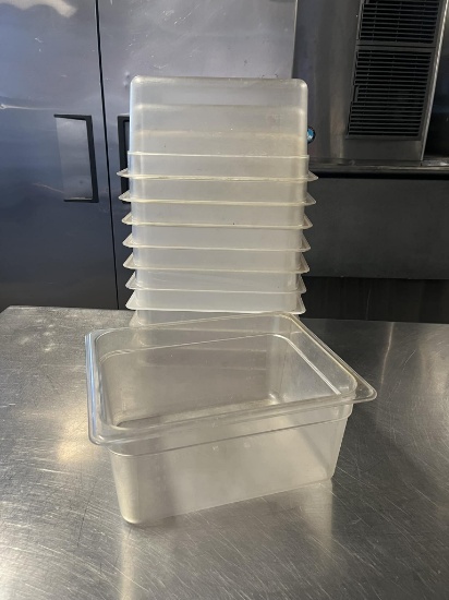 Cambro 1/2 Size Pan 6” Deep Food Storage Pans