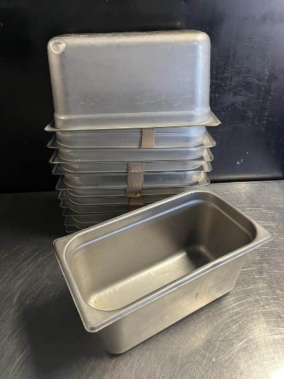 Winco 1/3 Size 6" Deep  Stainless Food Storage Pan