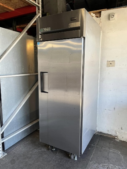 True Single Door Refrigerator w/S.S Interior Model TG1R-1S