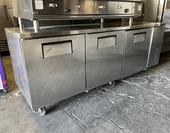 True 93" 3 Door Worktop Refrigerator Model TUC-93