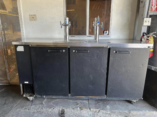 Beverage Air 79" Kegerator Beer Dispenser w/ (4) Keg Capacity