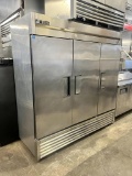 True 3 Door Refrigerator