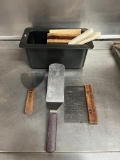 Lot of Bench Knives & Griddle Spatulas