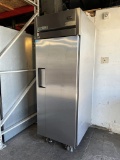 True Single Door Refrigerator w/S.S Interior Model TG1R-1S