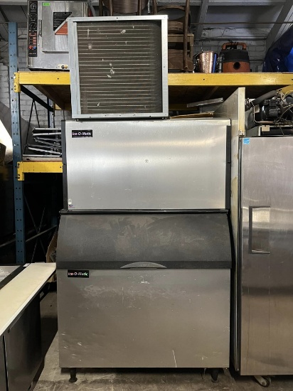 ICE-O-MATIC 1,500LB 1/2 Ice Cube Ice Machine w/Condenser Unit