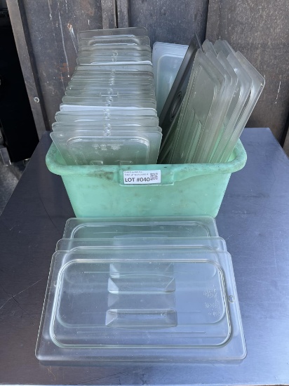 Lot of 1/3” Size Food Storage Lids