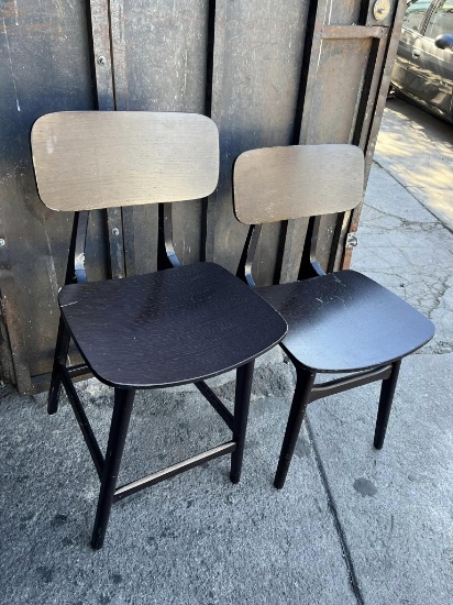 Wooden Dining Chairs (2 Different Heights)