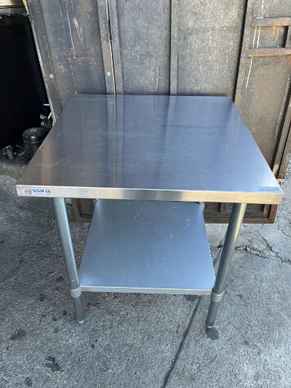 GSW 30” x 30” S.S Worktop Table