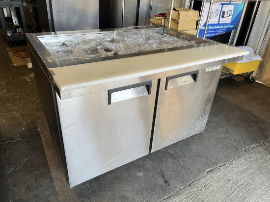Quantum Leap 48" 2 Doop Open Top Refrigerated Salsa Bar