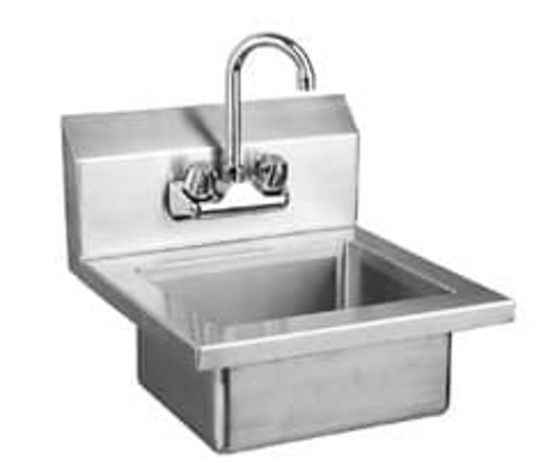 NEW Enhanced Hand Sink, 12"W, Wall Mount