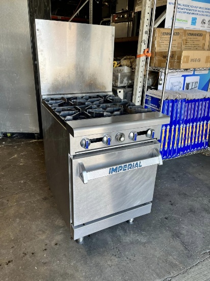 Imperial 4 Burner Gas Range w/Oven Below