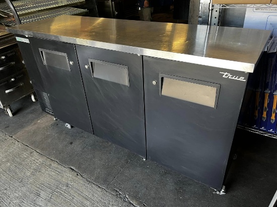 True 72" 3 Door Back Door Cooler, Refrigerator
