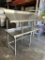 (HEAVY DUTY) All S.S Open Base Dish Table w/Slanted Rack Measurements  W - 72