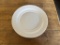 11.25” White Round Ceramic Dining Plates