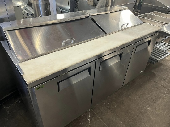 Turbo Air 73" 3 Sandwich Prep Table