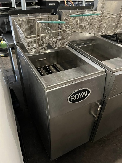 Royal 35-45lb Gas Deep Fryer