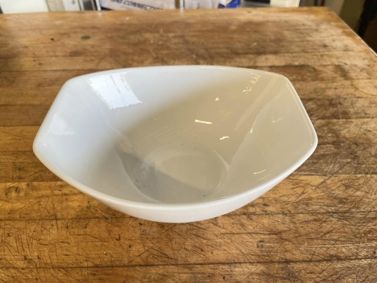 8 1/2" Porcelain White Bowl