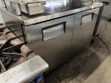 True 2 Door 48” Worktop Refrigerator