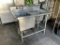 ALL STL STL 48” w x 30” d x 43 1/2 h - Single Compartment Sink w/18” x 24” basin